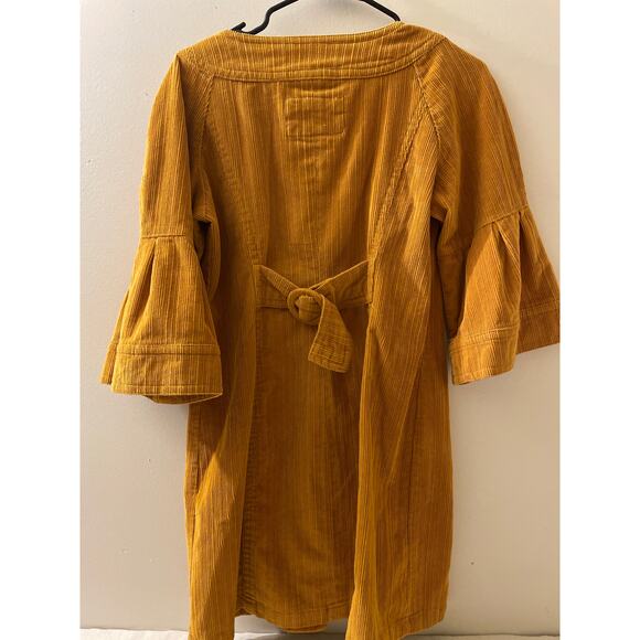 LAL Live A Little Size Medium Flare Sleeve Dress Jacket Corduroy Flair Sleeve - Picture 2 of 8